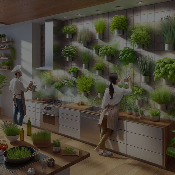 How to Integrate a Vertical Herb Garden into Your Kitchen Design?