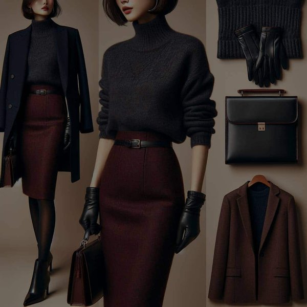 What Are the Best Tips for Styling a Wool Pencil Skirt for a Winter Office Setting?